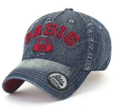 ILILILY 'Basic' Denim Cap