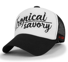 Load image into Gallery viewer, ILILILY Tropical Savory Black White Mesh Cap