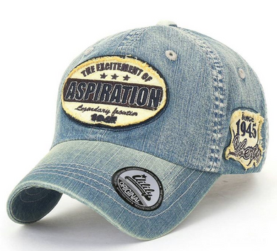 ILILILY 'Aspiration' Denim Cap