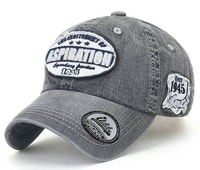 ILILILY 'Aspiration' Grey Denim Cap