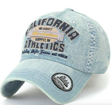 ILILILY 'California' Light Denim Cap