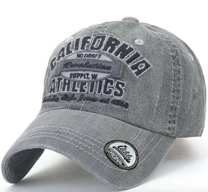 ILILILY 'California' Grey Denim Cap