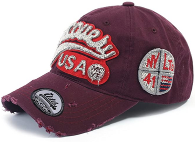 ILILILY 'Discovery USA' Red Cap