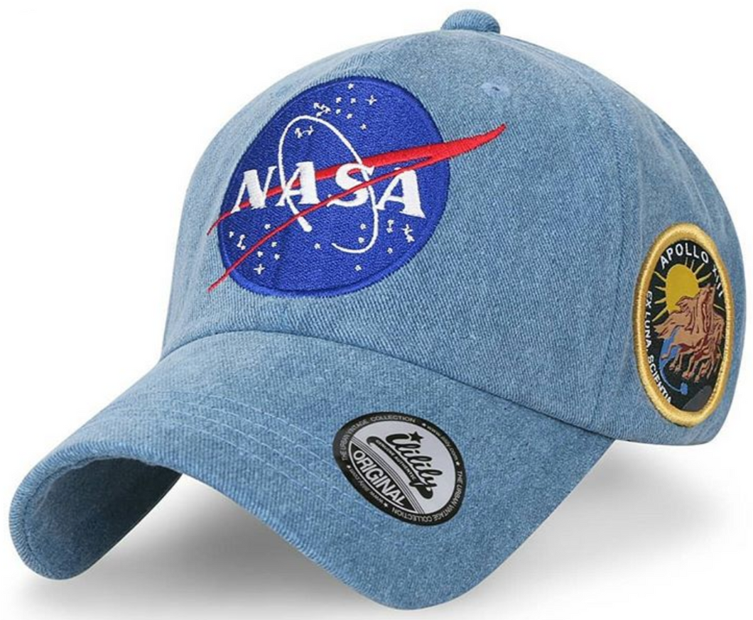 ILILILY NASA Denim Cap