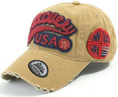 ILILILY 'Discovery USA' Beige Cap