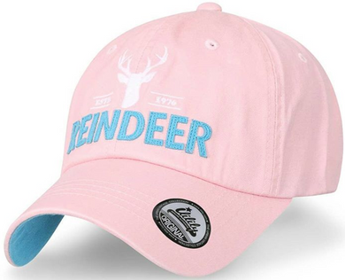 ILILILY 'REINDEER' Pink Cap