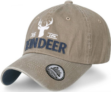 ILILILY 'REINDEER' Beige Cap