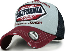 Load image into Gallery viewer, ILILILY California Red Blue Cap
