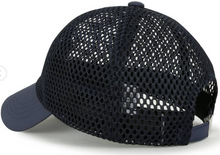 Load image into Gallery viewer, ILILILY Stay Real Navy Air Mesh Cap
