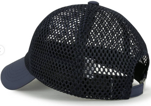 ILILILY Stay Real Navy Air Mesh Cap