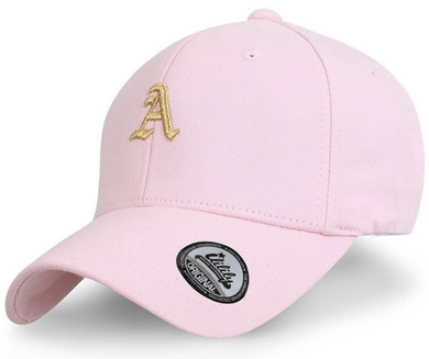 ILILILY A Solid Color Pink Cap