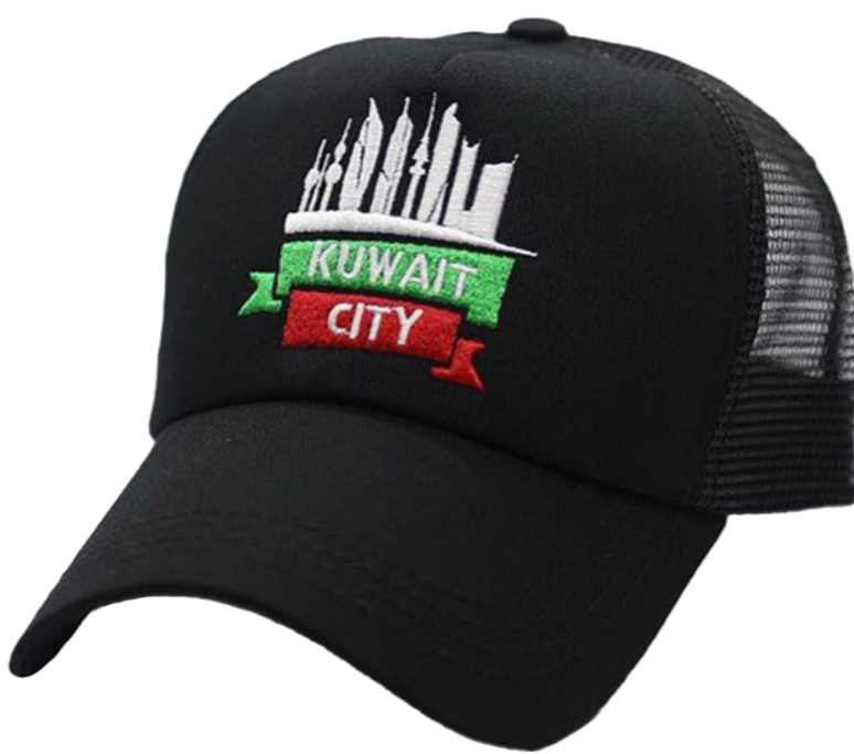 AZ Kuwait City Black Mesh Cap