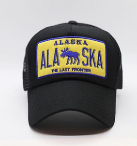 AZ Alaska Black Mesh Cap