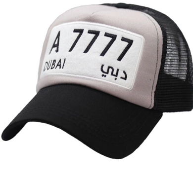 AZ Dubai License Plate Mesh Cap