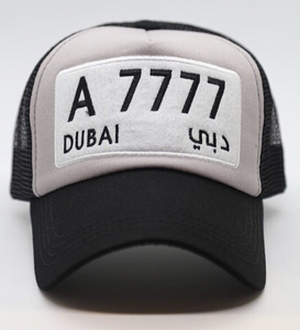 AZ Dubai License Plate Mesh Cap