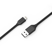 Load image into Gallery viewer, RAVPower Nylon Braided Lightning Cable 3ft/0.9m- Black (RP-CB019)