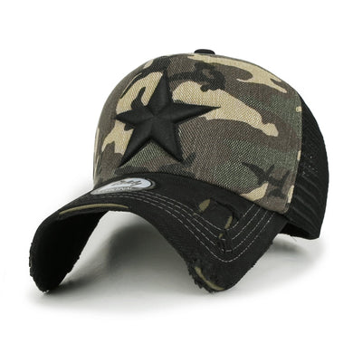 ILILILY Star Camouflage Cap