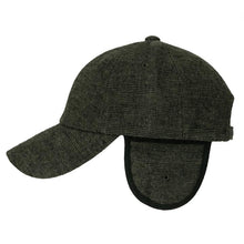 Load image into Gallery viewer, ILILILY District Pattern Olive Cap With Ear Flaps