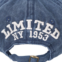 Load image into Gallery viewer, ILILILY &#39;NewYork&#39; Blue Denim Cap