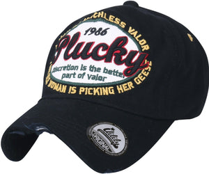 ILILILY 'Plucky' Black Cap