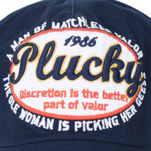 Load image into Gallery viewer, ILILILY &#39;Plucky&#39; Navy Cap