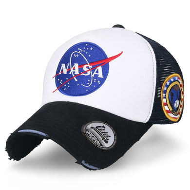 ILILILY NASA White Black Cap