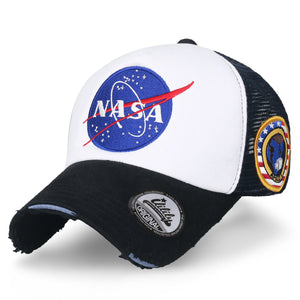 ILILILY NASA White Black Cap