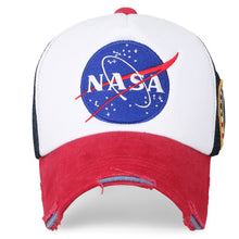 Load image into Gallery viewer, ILILILY NASA White Red Cap