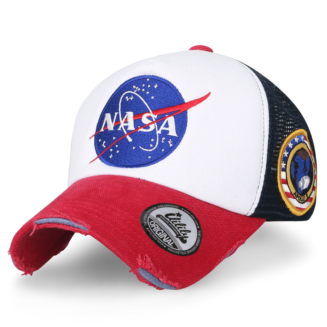 ILILILY NASA White Red Cap