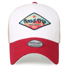 Load image into Gallery viewer, ILILILY Road Trip White Red Mesh Cap
