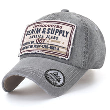 Load image into Gallery viewer, ILILILY Washed Denim Grey Cap