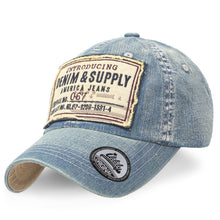 Load image into Gallery viewer, ILILILY Washed Denim Blue Cap