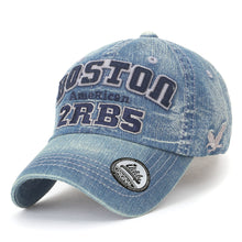 Load image into Gallery viewer, ILILILY Boston Denim Blue Cap