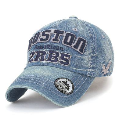 ILILILY Boston Denim Blue Cap