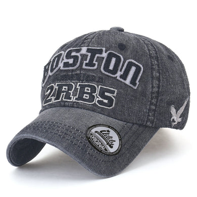 ILILILY Boston Denim Black Cap