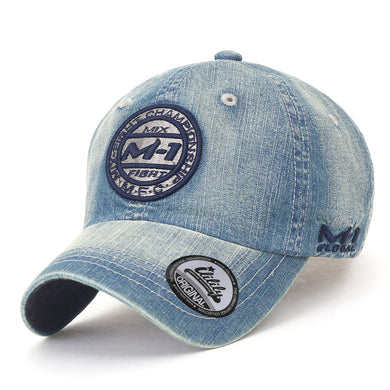 ILILILY M-1 Blue Denim Cap