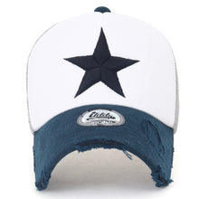 Load image into Gallery viewer, ILILILY Star Navy Blue White Cap