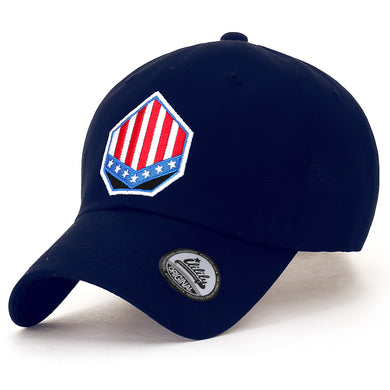 ILILILY Heptagon US Flag Navy Cap