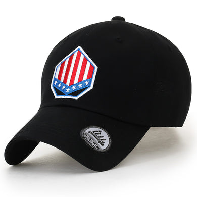 ILILILY Heptagon US Flag Black Cap