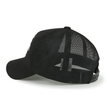 Load image into Gallery viewer, ILILILY &#39;Summers&#39; Black Mesh Cap