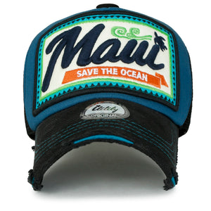 ILILILY Maui Blue Green Cap