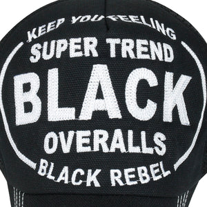 ILILILY 'Black' Black Cap