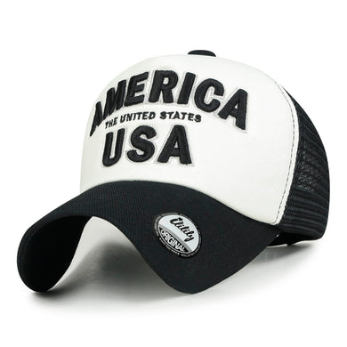 ILILILY America USA White Cap