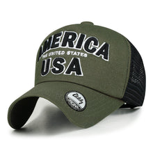 Load image into Gallery viewer, ILILILY America USA Green Cap
