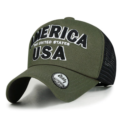 ILILILY America USA Green Cap