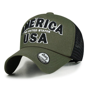ILILILY America USA Green Cap