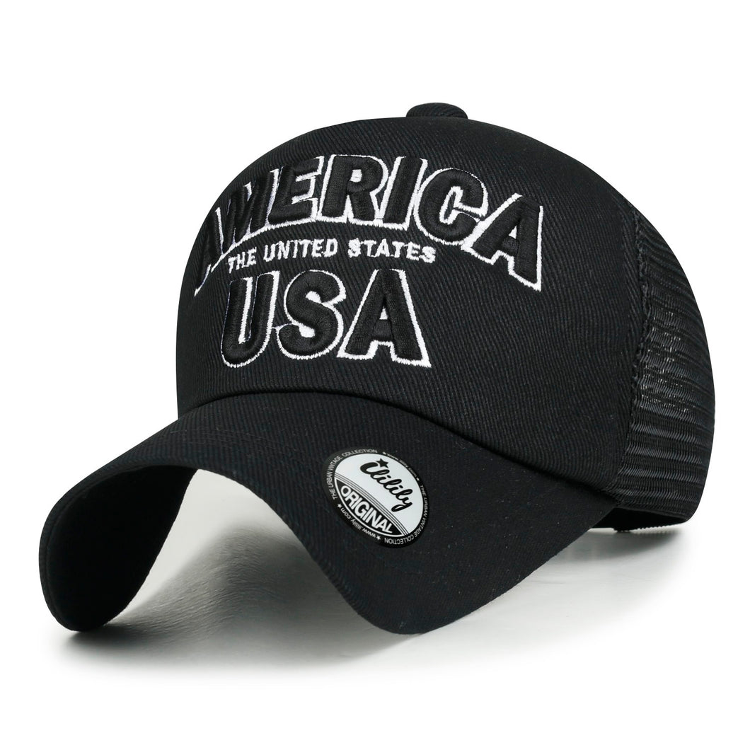 ILILILY America USA Black Cap