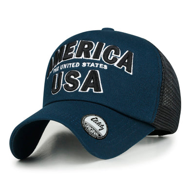 ILILILY America USA Navy Blue Cap