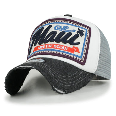 ILILILY Maui Black White Cap