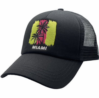 AZ Miami Black Mesh Cap